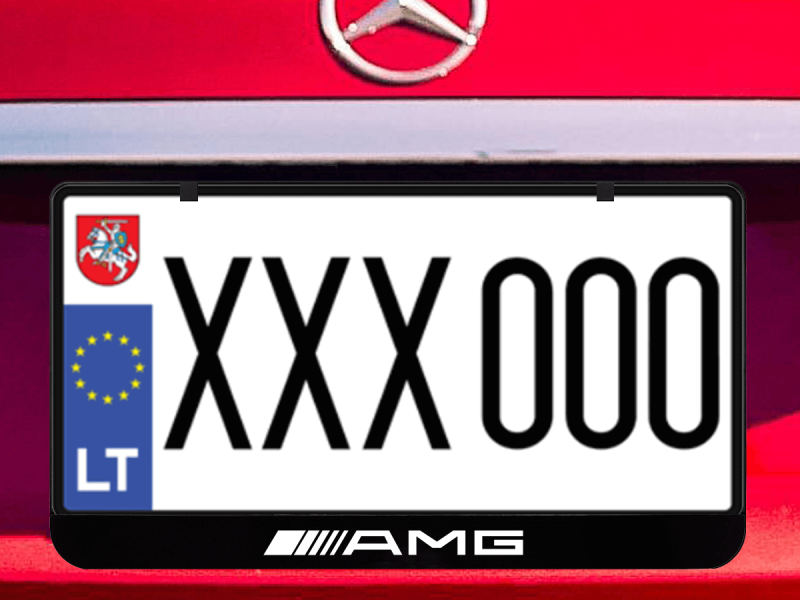 Kvadratinis numerių rėmelis „AMG"