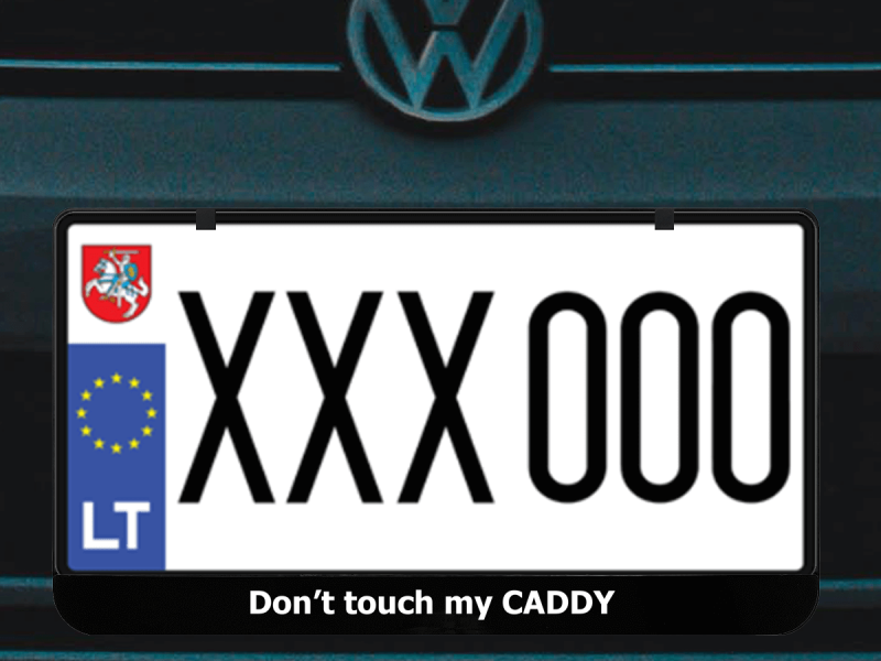 Kvadratinis numerių rėmelis „CADDY"