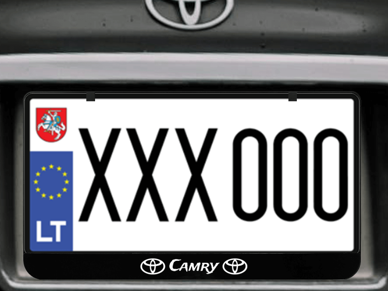 Kvadratinis numerių rėmelis „Camry"