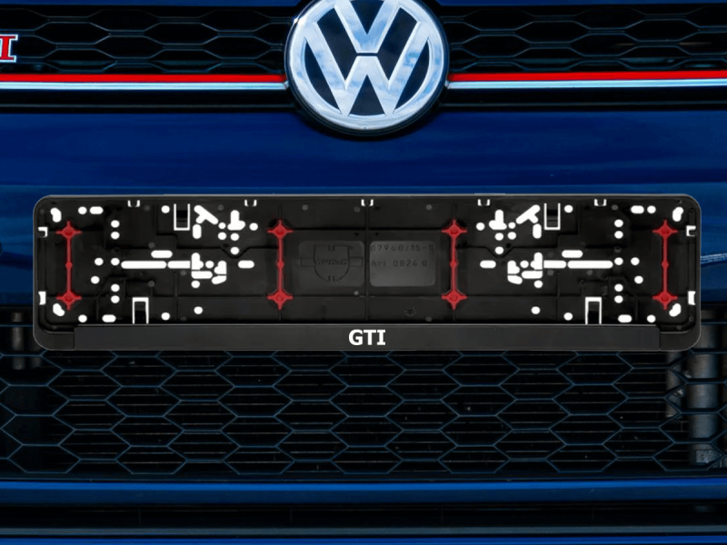 Wurth numerių rėmelis „GTI"