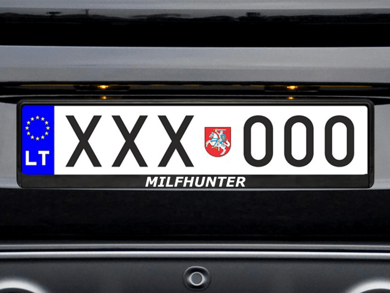 Numerių rėmelis „Milfhunter“