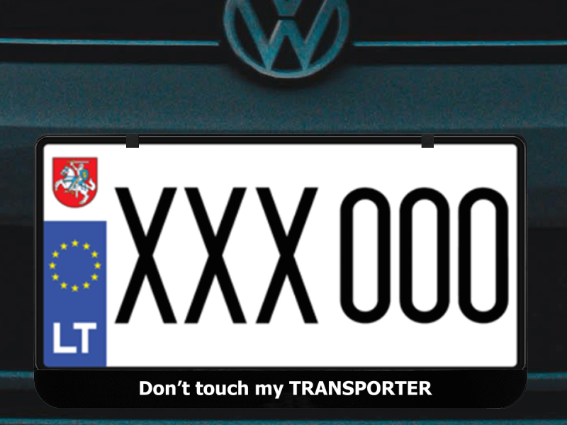 Kvadratinis numerių rėmelis „TRANSPORTER"